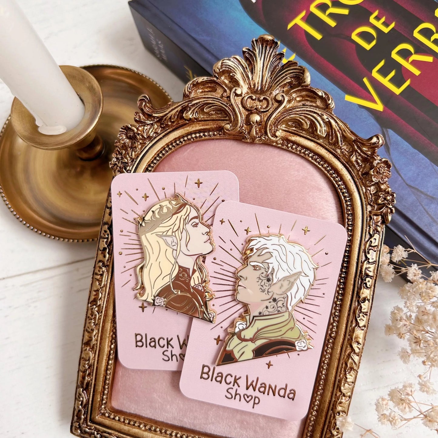 Throne of glass profiles pins set
