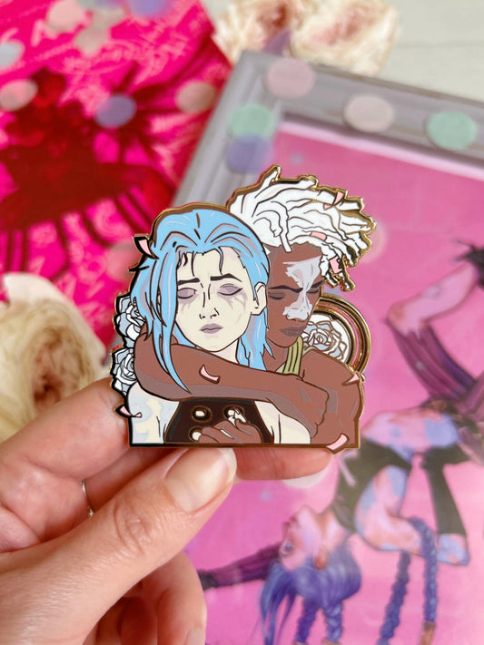 Arcane Jinx and Ekko pins