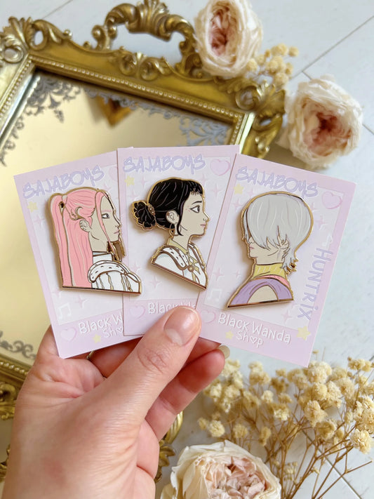 Kpop demon hunters pins profiles new
