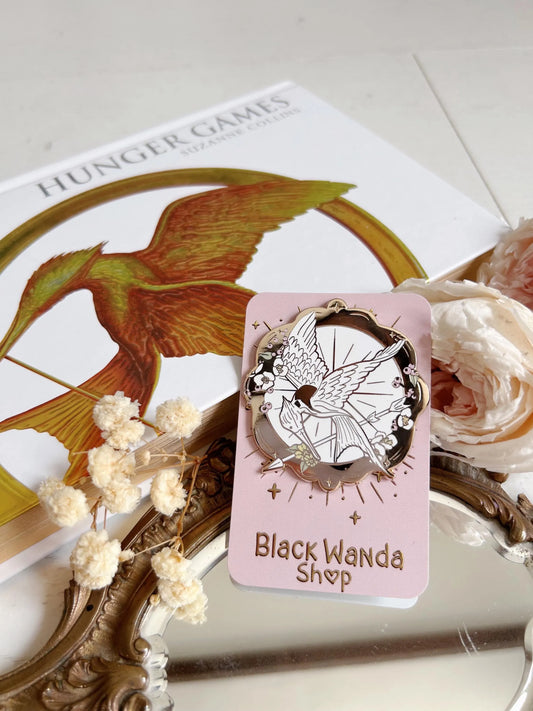 MockingJay white Pins