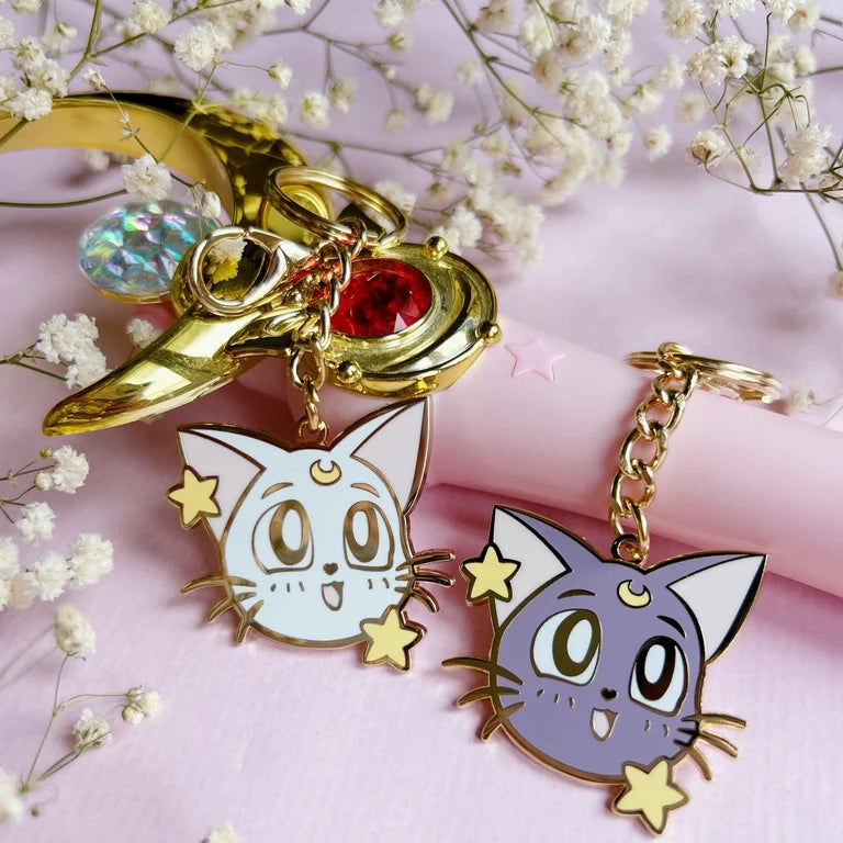 Artemis & Luna Heads Keychain